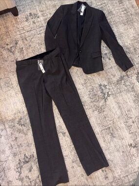 Theory charcoal Women’s Tailored Pantsuit Set